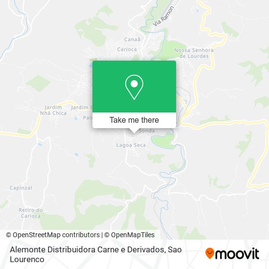 Alemonte Distribuidora Carne e Derivados map