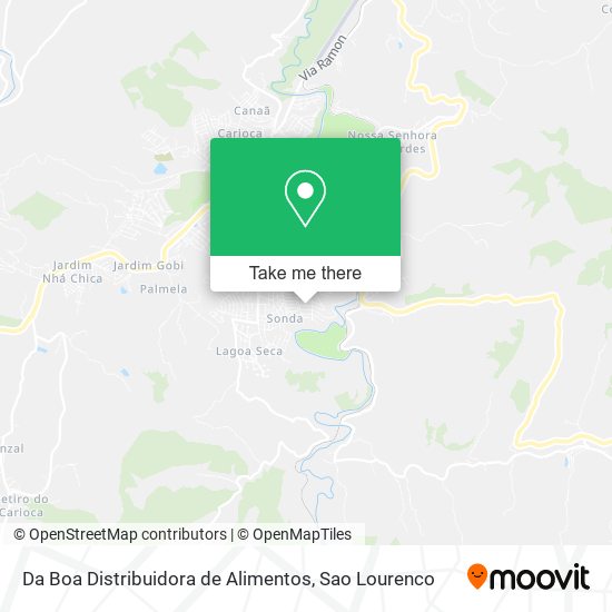 Da Boa Distribuidora de Alimentos map