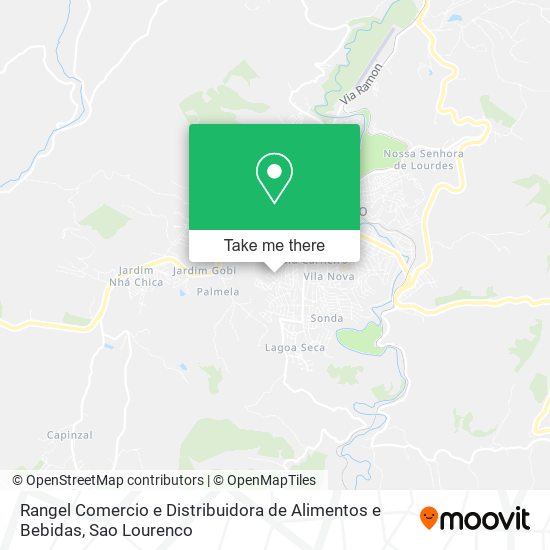 Mapa Rangel Comercio e Distribuidora de Alimentos e Bebidas