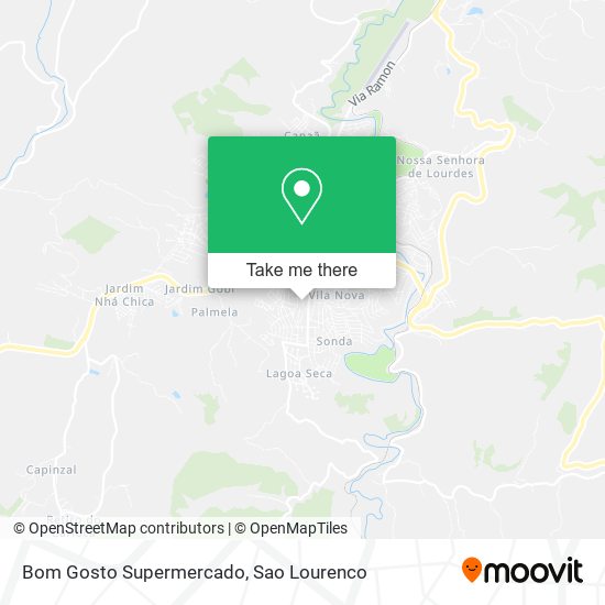 Bom Gosto Supermercado map