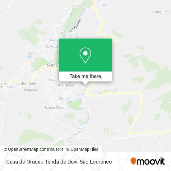 Casa de Oracao Tenda de Davi map