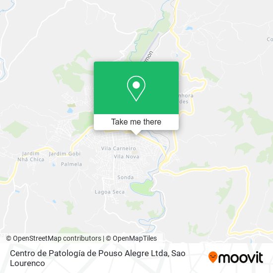Mapa Centro de Patología de Pouso Alegre Ltda