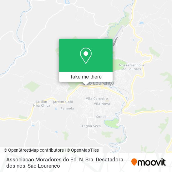 Mapa Associacao Moradores do Ed. N. Sra. Desatadora dos nos