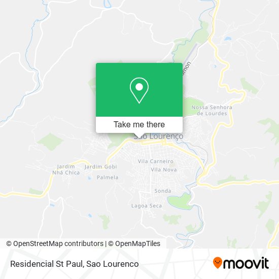 Residencial St Paul map