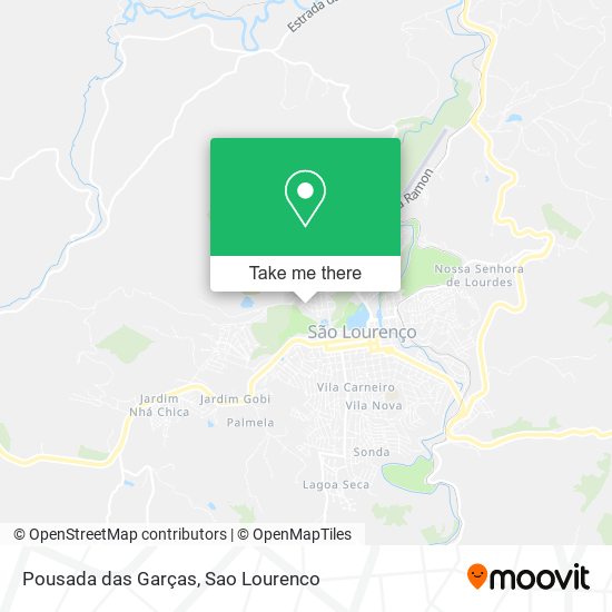 Pousada das Garças map
