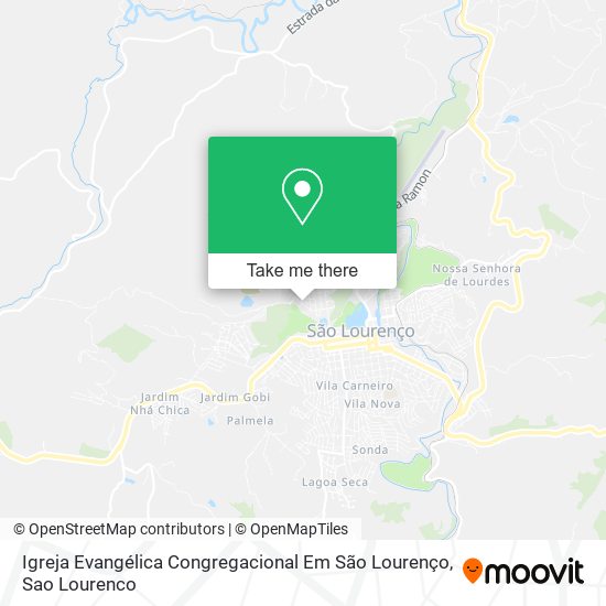 Igreja Evangélica Congregacional Em São Lourenço map