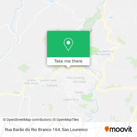 Mapa Rua Barão do Rio Branco 164