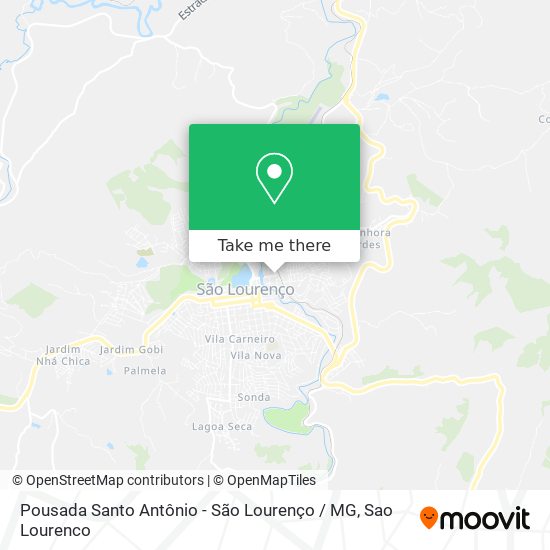 Pousada Santo Antônio - São Lourenço / MG map
