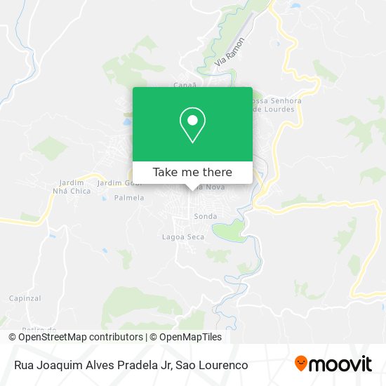 Rua Joaquim Alves Pradela Jr map