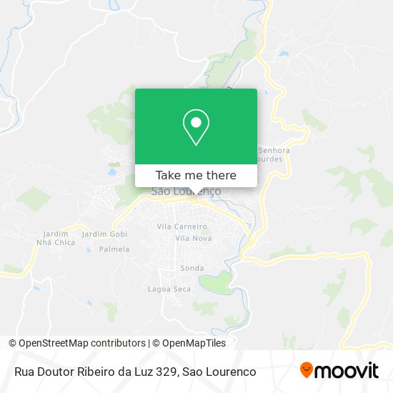 Rua Doutor Ribeiro da Luz 329 map