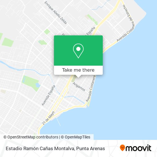Estadio Ramón Cañas Montalva map