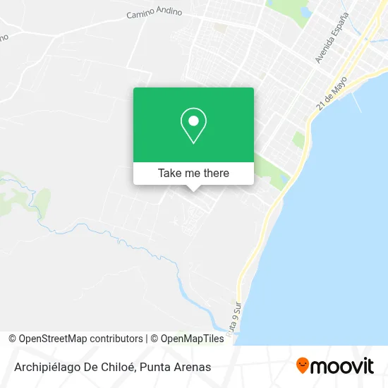 Archipiélago De Chiloé map