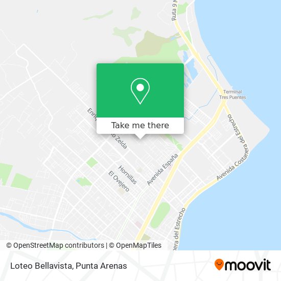 Loteo Bellavista map