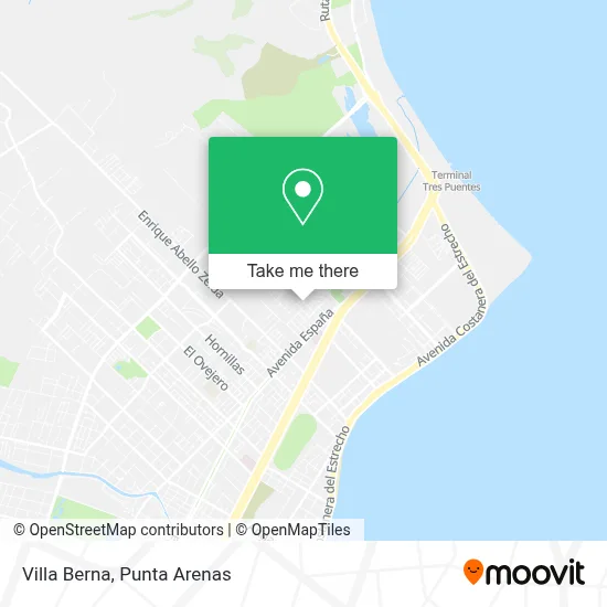 Villa Berna map