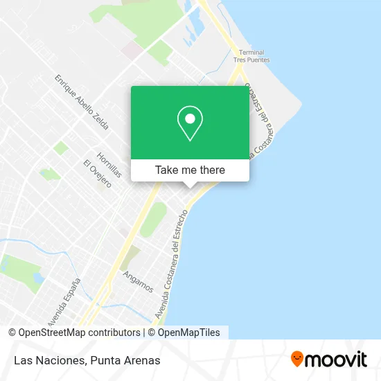 Las Naciones map