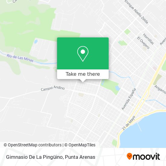 Gimnasio De La Pingüino map