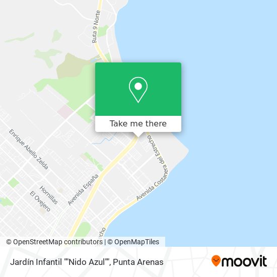 Jardín Infantil ""Nido Azul"" map