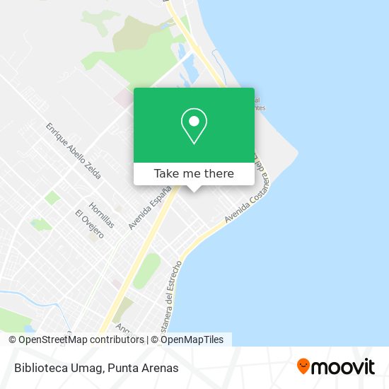 Mapa de Biblioteca Umag