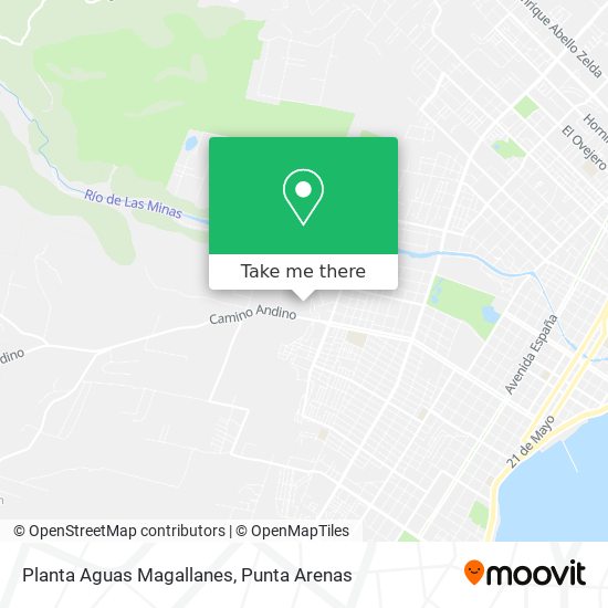 Mapa de Planta Aguas Magallanes