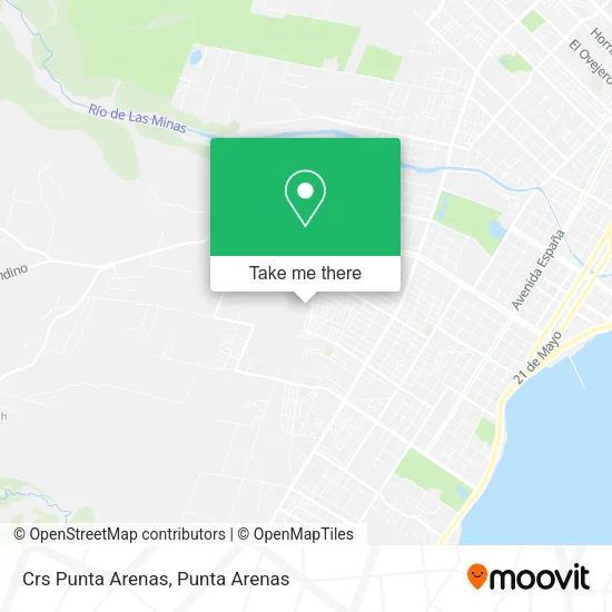 Crs Punta Arenas map