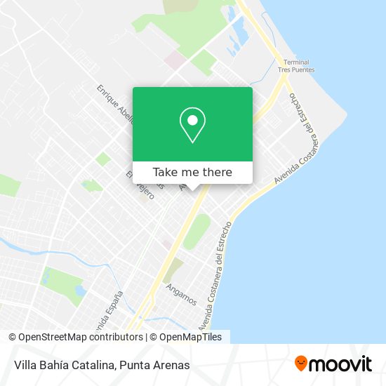 Villa Bahía Catalina map