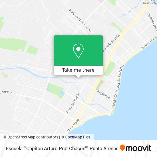 Escuela ""Capitan Arturo Prat Chacón"" map