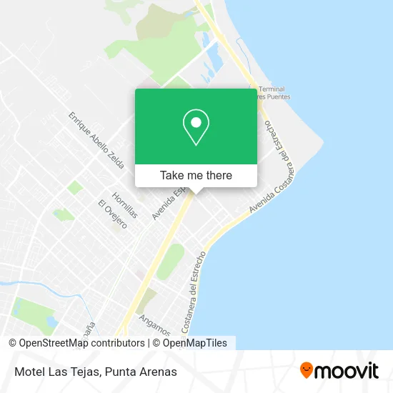 Mapa de Motel Las Tejas