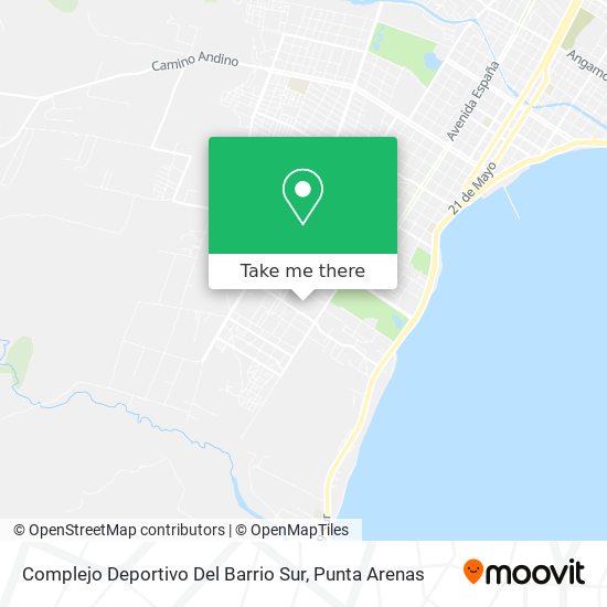 Complejo Deportivo Del Barrio Sur map
