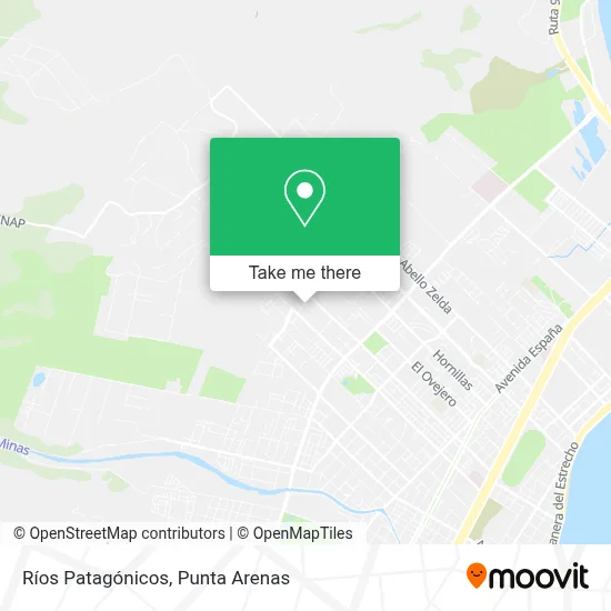 Ríos Patagónicos map