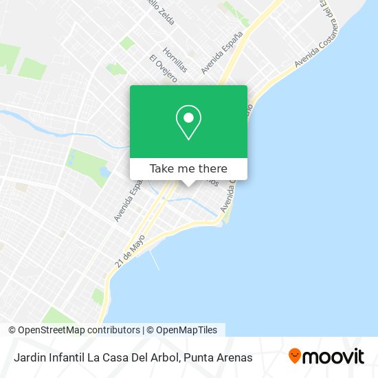 Jardin Infantil La Casa Del Arbol map