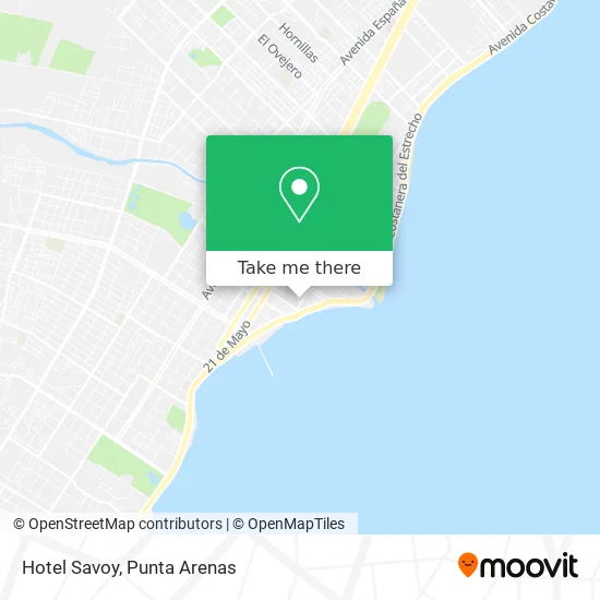 Hotel Savoy map
