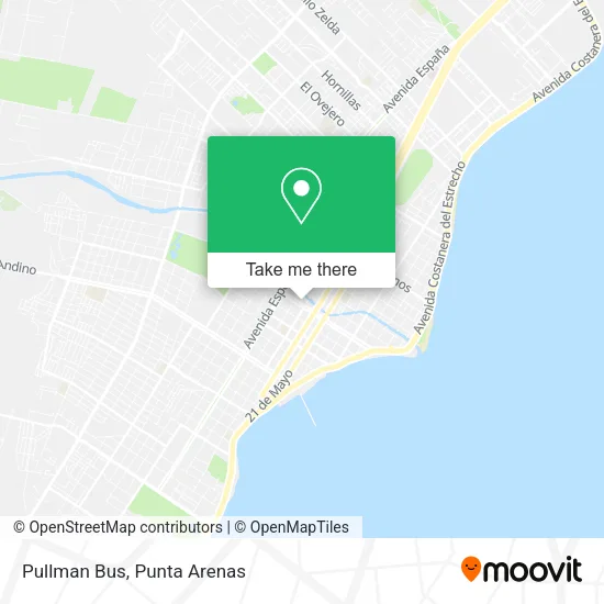 Pullman Bus map