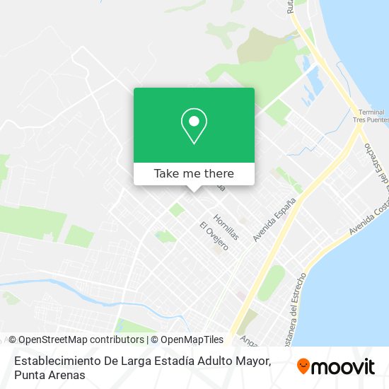 Mapa de Establecimiento De Larga Estadía Adulto Mayor