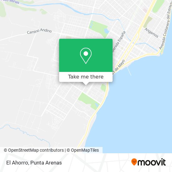 Mapa de El Ahorro