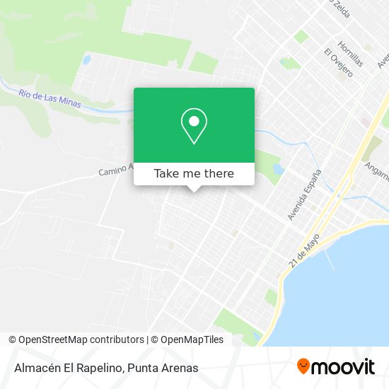 Mapa de Almacén El Rapelino