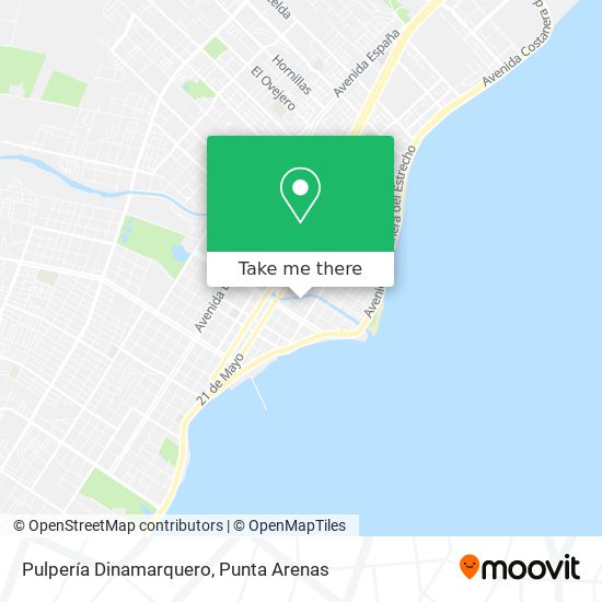 Pulpería Dinamarquero map