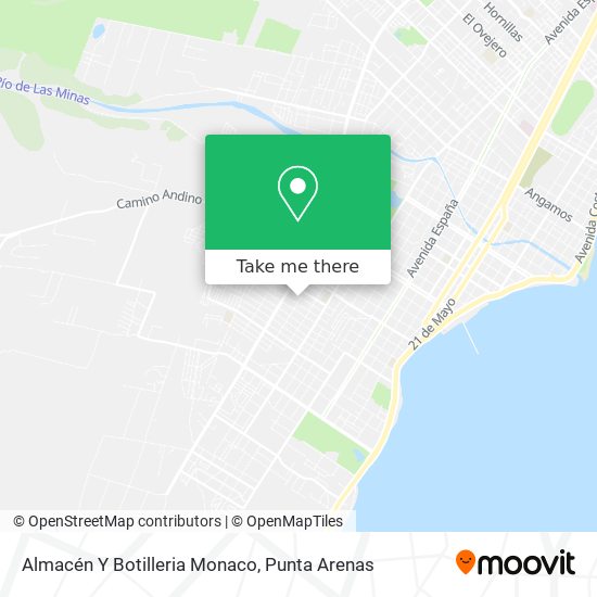Almacén Y Botilleria Monaco map