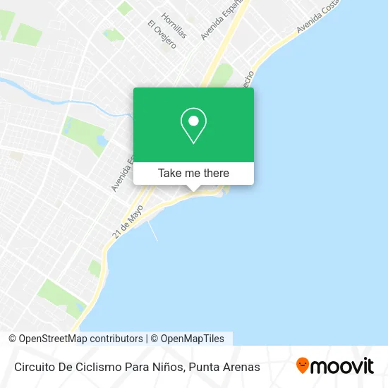 Mapa de Circuito De Ciclismo Para Niños