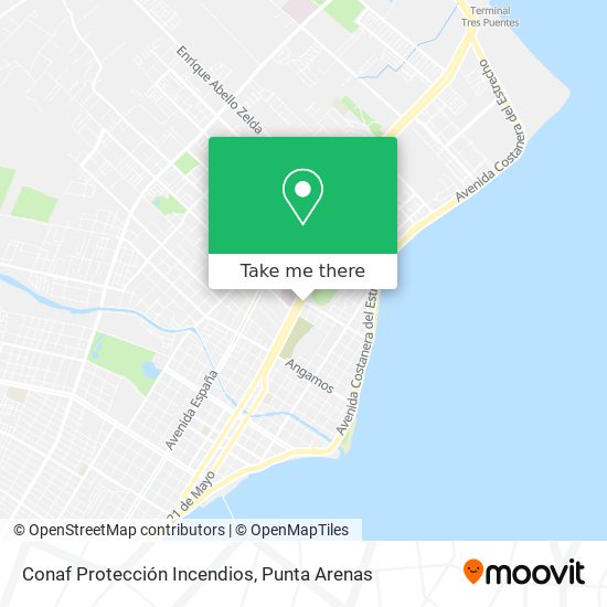 Mapa de Conaf Protección Incendios