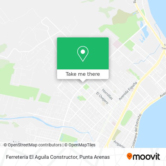 Ferretería El Aguila Constructor map