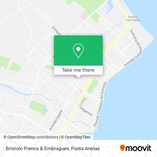 Mapa de Bristolo Frenos & Embragues