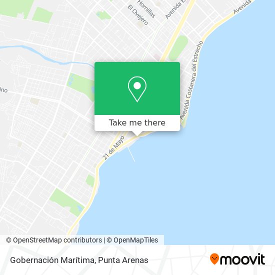 Mapa de Gobernación Marítima