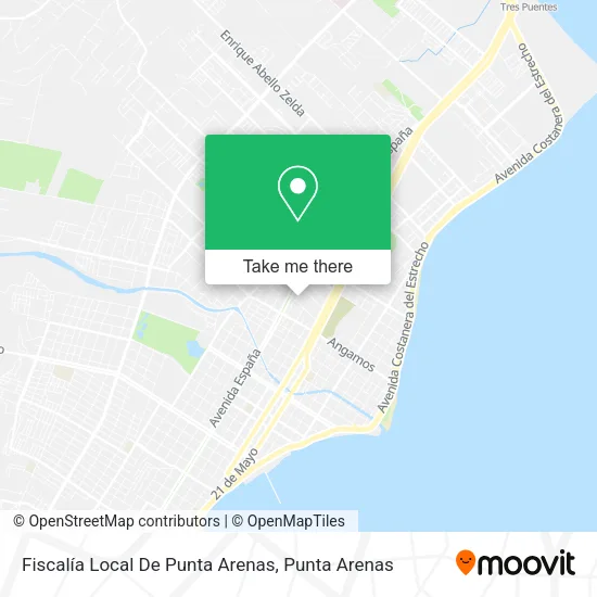 Fiscalía Local De Punta Arenas map