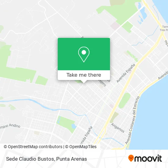 Sede Claudio Bustos map
