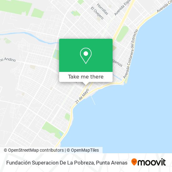 Mapa de Fundación Superacion De La Pobreza