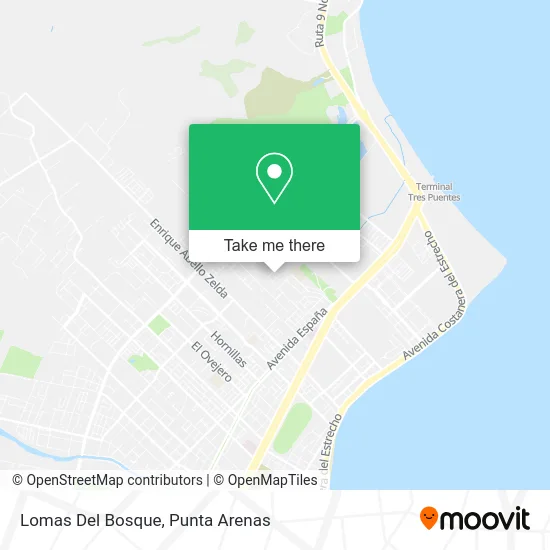 Lomas Del Bosque map