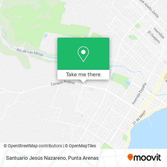 Santuario Jesús Nazareno map