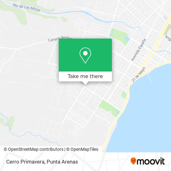 Mapa de Cerro Primavera