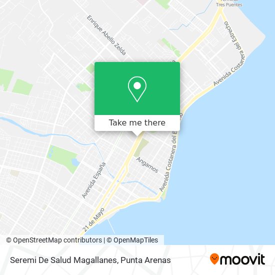 Seremi De Salud Magallanes map