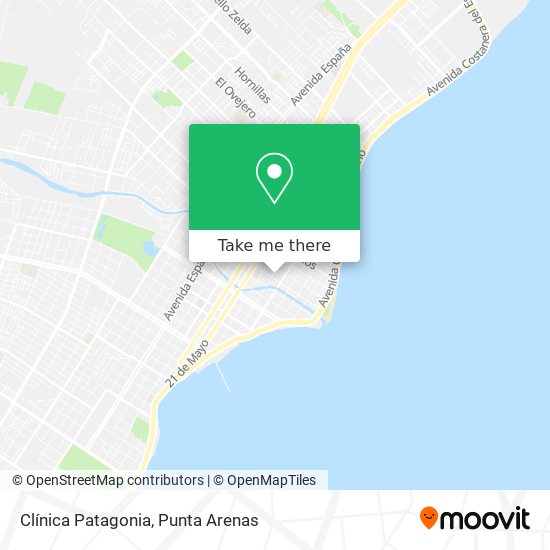 Mapa de Clínica Patagonia